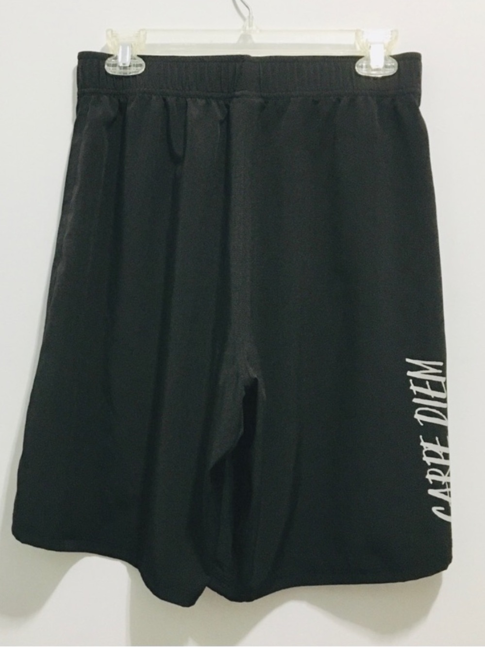 Women’s Black Shorts ‘Carpe Diem’